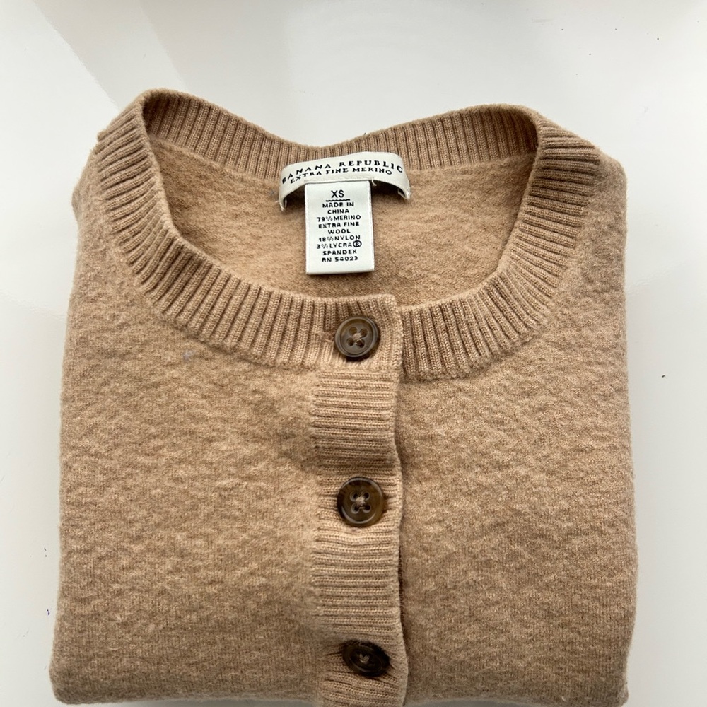 Banana Republic Kids Light Brown Cardigan